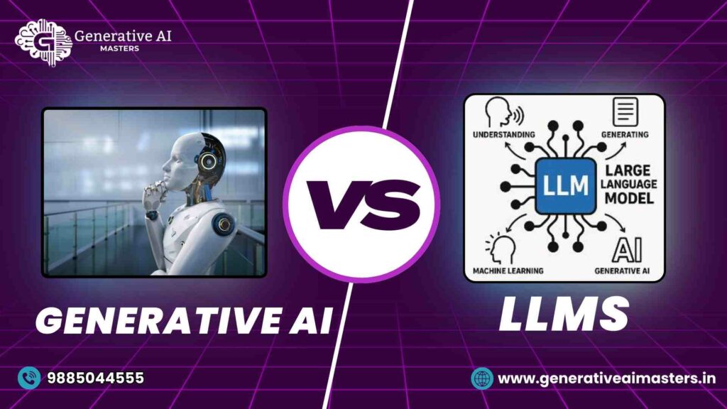 Generative ai vs LLMs