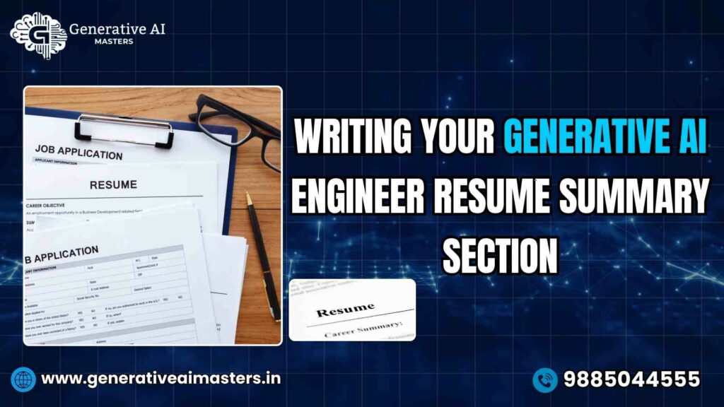 Writing Your Generative AI Engineer Resume Summary Section