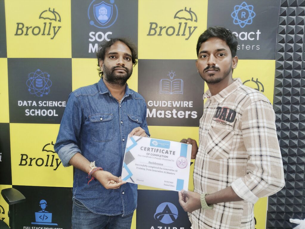 Generative ai Training In Hyderabad - Certification Providing