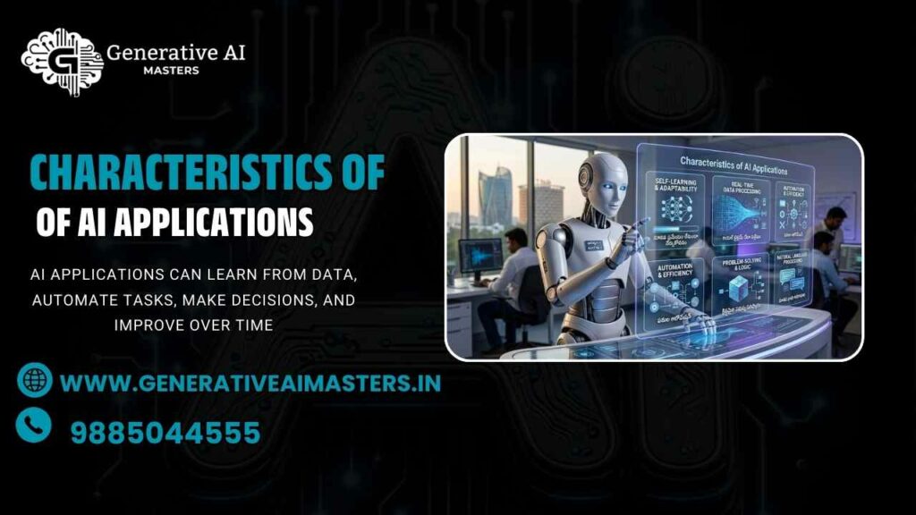 Characteristics of ai applications