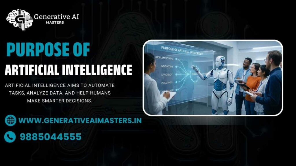 Purpose Of Artificial Intelligence