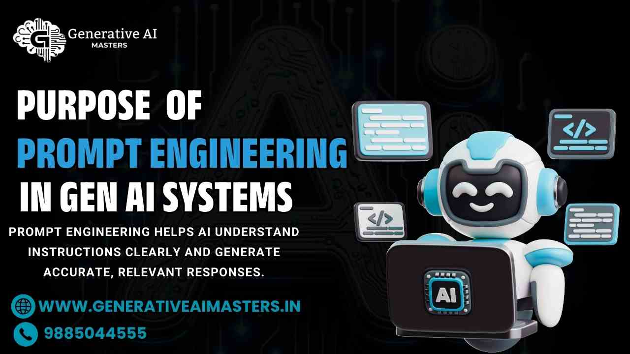 purpose of Prompt Engineering in Genai Systems