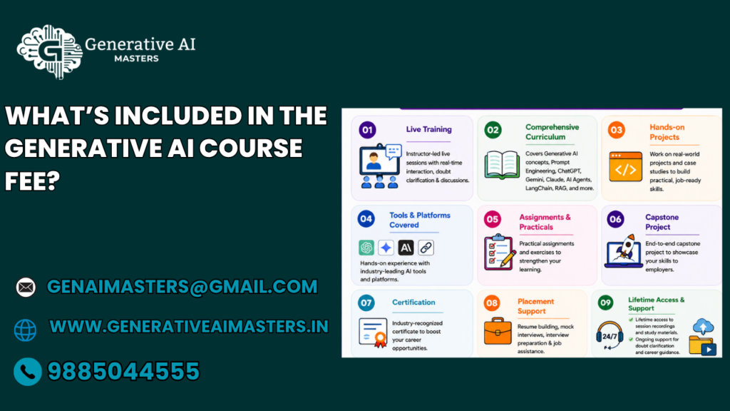 What’s Included in the Generative AI Course Fee?